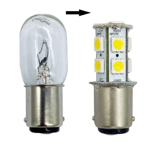 IMPA 790744A Marine Bulb BA15D 24V 25W or 2.5W T20 T22 x 48 Incandescent or LED Light Bulb Replacement